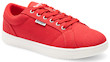 Sneaker danse toile rouge 1534