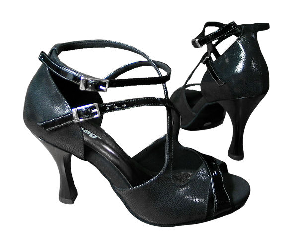 Chaussures De Danse Latine Femme - Talons 7cm, Bout Rond, Style Salsa/bachata, Pour Intérieur/extérieur